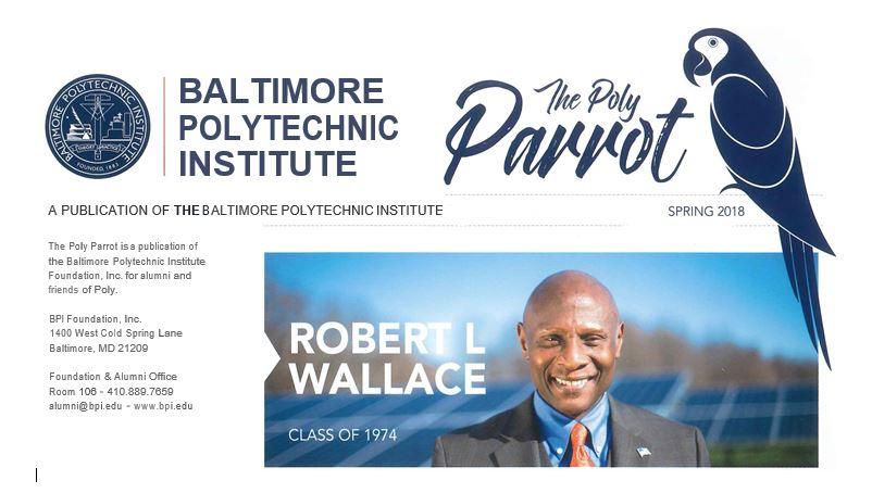 BPI- The Poly Parrot features Alumni Robert L. Wallace